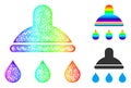 Spectral Network Gradient Shower Icon