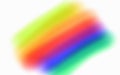 Abstract spectral rainbow wave in a white background