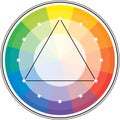 Spectral triangle Royalty Free Stock Photo