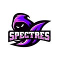 Spectre Ghost Logo Vector Isolated Royalty Free Stock Photo