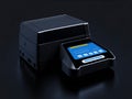 Spectrophotometer to measure the absorbance of a sample. AI Generated