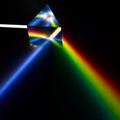 Spectroscopy of light by prism Royalty Free Stock Photo