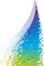 Spectrum abstract background. Royalty Free Stock Photo