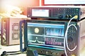 Spectrum analyzers and signal generator Royalty Free Stock Photo