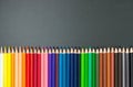 Color pencils set Royalty Free Stock Photo