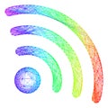 LGBT Colored Net Internet Source Royalty Free Stock Photo