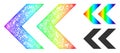 Spectral Net Mesh Gradient Shift Left Icon Royalty Free Stock Photo