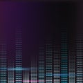 Spectrum colorful music volume Royalty Free Stock Photo