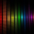 Spectrum equalizer background Royalty Free Stock Photo