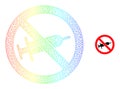 Rainbow Net Gradient No Syringe Drugs Icon