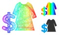 Spectrum Network Gradient Dress Price Icon