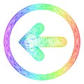 Spectrum Network Left Pointer Royalty Free Stock Photo