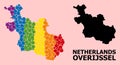 Spectrum Pattern Map of Overijssel Province for LGBT