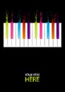 Spectrum piano keys