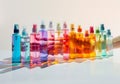 Spectrum of Scented Body Mists. Generative ai