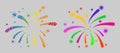 Spectrum Viral fireworks Mosaic Icon of Circles Royalty Free Stock Photo