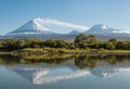 Specular reflection of a volcano