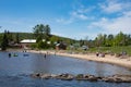 Speculator Village Beach Royalty Free Stock Photo