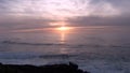 Sped Up 8 Minutes Waves At Sunset Depoe Bay Oregon