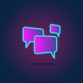 Speech Bubble Chatting Icon Concept