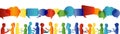 Speech bubble. Communication large group of people who talk. Crowd talking. Communicate social networking. Royalty Free Stock Photo