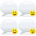 Speech Bubble and Emoticon