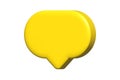 speech bubble frame 3d, talk icon, emoji comment, chat cute, 3d message social frame