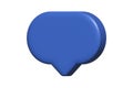 speech bubble frame 3d, talk icon, emoji comment, chat cute, 3d message social frame