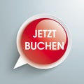 Speech Bubble Glossy Button Jetzt Buchen Royalty Free Stock Photo