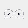 speech bubble speech bubbe icon, vector illustration. flat icon vector