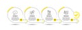 Speech bubble, Puzzle and Ab testing icons set. Accounting wealth sign. Vector