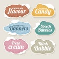 Speech bubble set