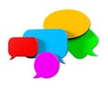 Speech Bubble Set Royalty Free Stock Photo