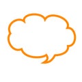 Chat icon. Speech Bubble sign symbol isolated Royalty Free Stock Photo