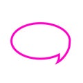 Chat icon. Speech Bubble sign symbol isolated Royalty Free Stock Photo