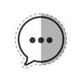 speech bubble talking icon Royalty Free Stock Photo