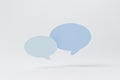 Speech bubble on white background. Chat icon symbolic. Online message Royalty Free Stock Photo