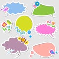 Speech bubbles Royalty Free Stock Photo