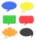 Speech bubbles Royalty Free Stock Photo