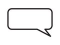 Speech bubbles and background for text.Vector illustrations Royalty Free Stock Photo