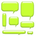 Speech bubbles and balloons Royalty Free Stock Photo