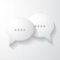 Speech bubbles chat icon