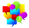 Speech bubbles Royalty Free Stock Photo