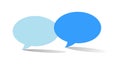 Speech bubbles icon, chat, conversation, dialogue, comment, vector design Generative AI Royalty Free Stock Photo