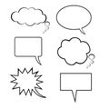 Speech bubbles illustration