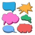 Speech bubbles Royalty Free Stock Photo