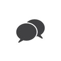 Speech bubbles vector icon Royalty Free Stock Photo