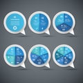 Speech bubl icon. Dialog box info. Royalty Free Stock Photo
