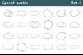 speech comic bubble balloon line doodle