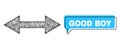 Shifted Good Boy Chat Balloon and Linear Horizontal Flip Icon
